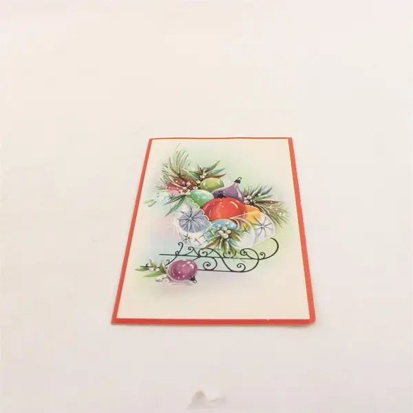 Vintage Garrison Illustrated Christmas Greeting Card Unused
