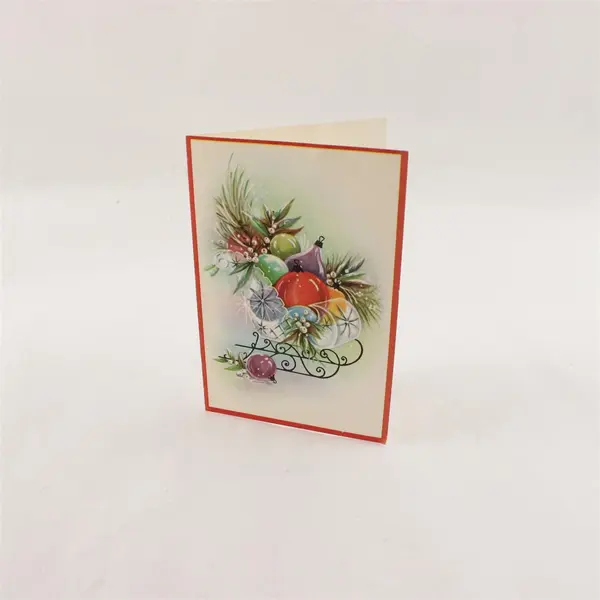 Vintage Garrison Illustrated Christmas Greeting Card Unused