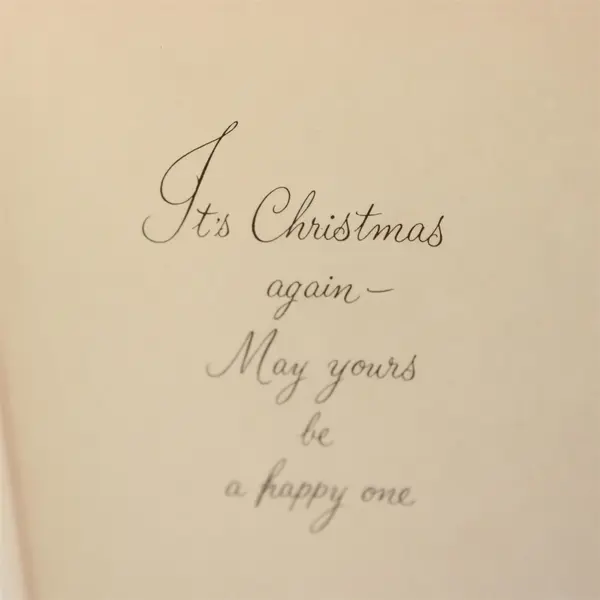 Vintage Garrison Illustrated Christmas Greeting Card Unused