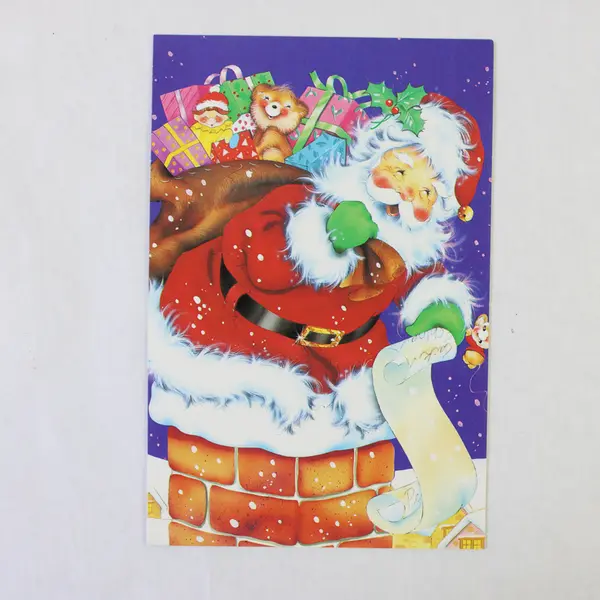 Lot of 12 Vintage Illustrated Christmas Greeting Cards Unused