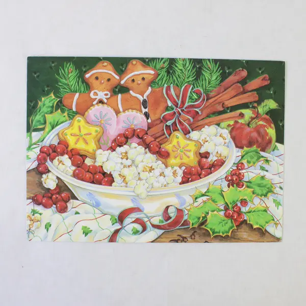 Lot of 12 Vintage Illustrated Christmas Greeting Cards Unused