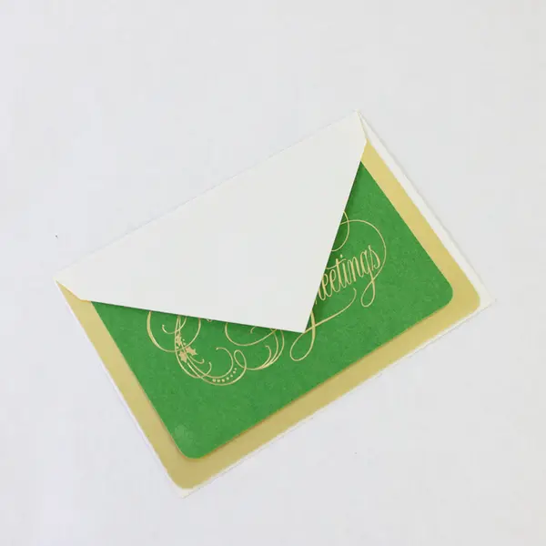 Set of 2 Vintage Hallmark Season's Greetings Christmas Cards Unused