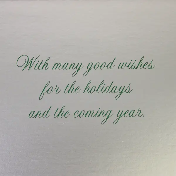 Set of 2 Vintage Hallmark Season's Greetings Christmas Cards Unused