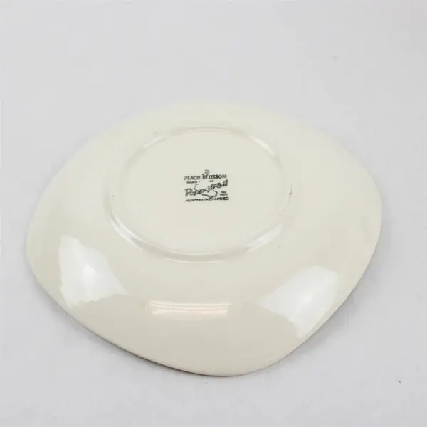 Set of 3 Vintage Metlox Poppytrail Peach Blossom 6" Square Dessert Plates USA