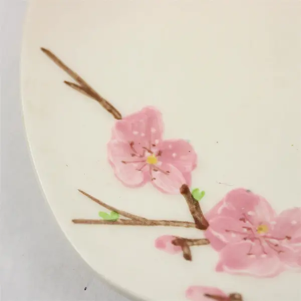 Set of 3 Vintage Metlox Poppytrail Peach Blossom 6" Square Dessert Plates USA