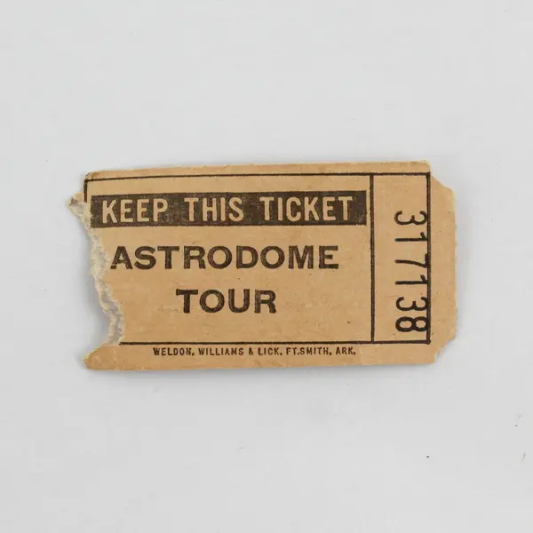 Set of 4 Vintage Astrodome Tour Tickets 