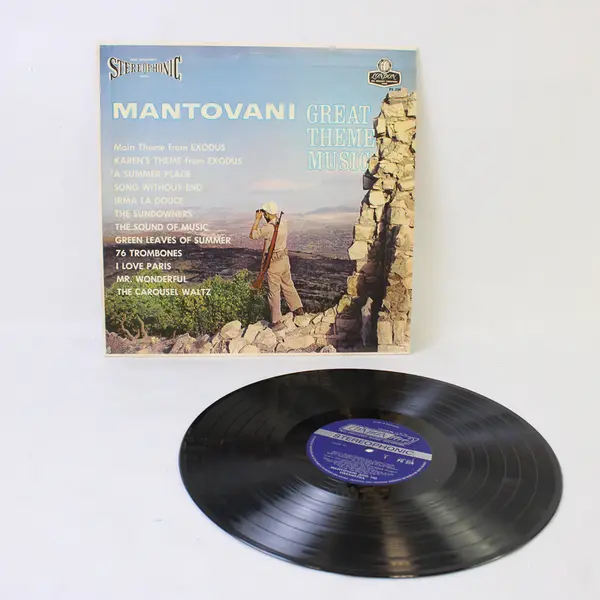 Mantovani Great Theme Music  12"Vinyl Record