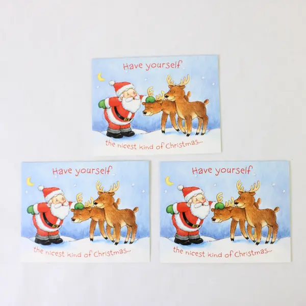 Set of 3 VTG Laurel American Greetings Christmas Greeting Cards