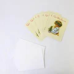 Set of 9 Vintage 1982 Plus Mark Praying Child Christmas Greeting Cards Unused