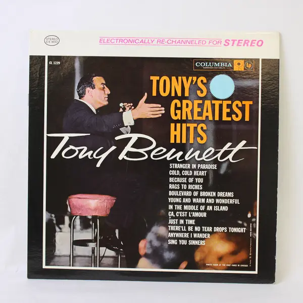  Tony's Greatest Hits Tony Bennett 12" Vinyl Record