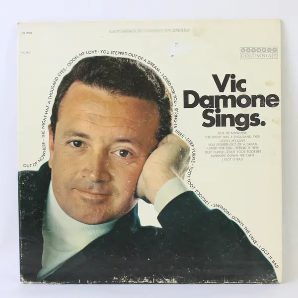 Vic Damone Sings 12" Vinyl Record