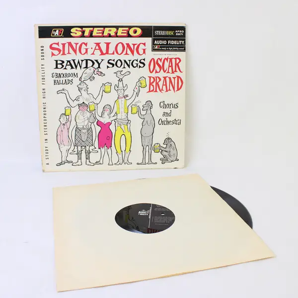 Sing Along Bawdy Songs And Backroom Ballads Oscar Brand 12" Vinyl Record