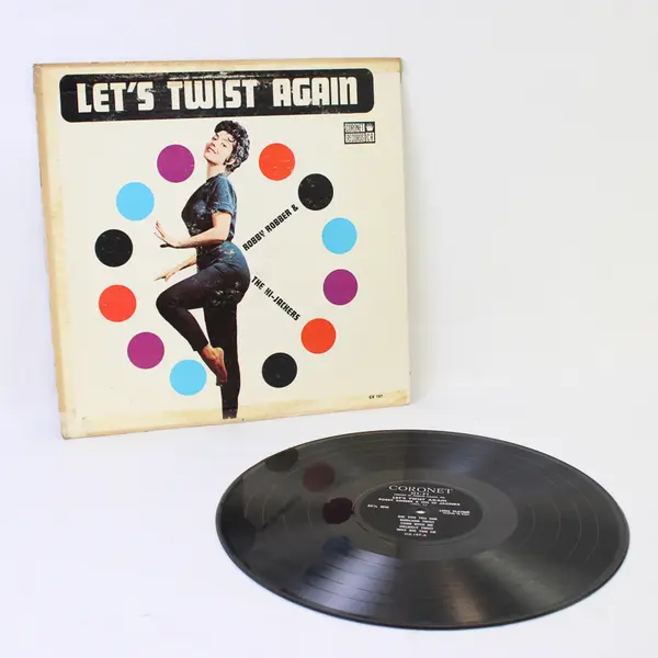 Let's Twist Again - Robby Robber & The Hi-Jackers 12" Vinyl Record 
