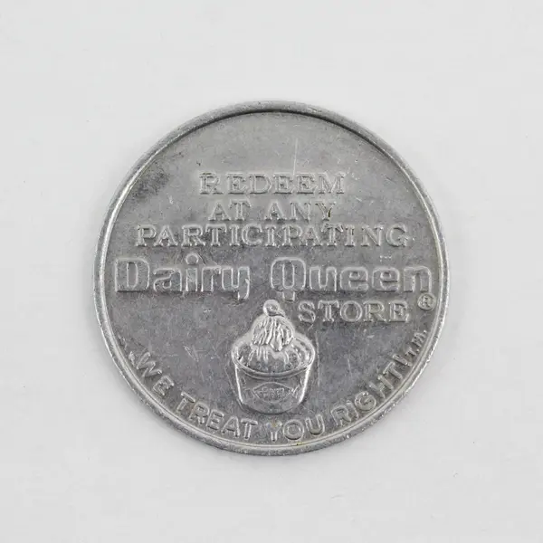 Vintage 1990s Dairy Queen Aluminum Token