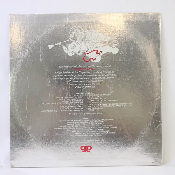  A Christmas Musical King Of Love 12" Vinyl Record