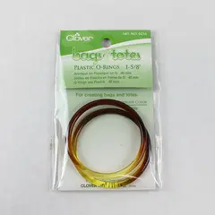 Clover Bags & Totes Plastic O-Ring 1 5/8" Tortoise Belt Joint/Bag Opening