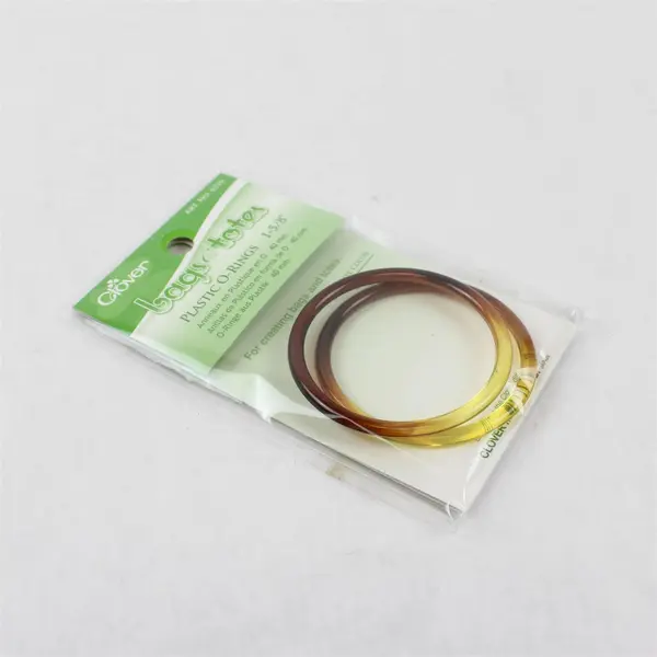 Clover Bags & Totes Plastic O-Ring 1 5/8" Tortoise Belt Joint/Bag Opening