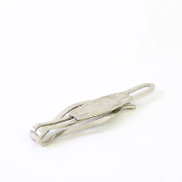  Vintage Silver-Tone Nautical Sailboat Tie Clip