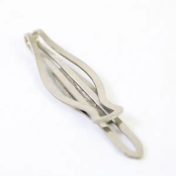 Vintage Silver-Tone Nautical Sailboat Tie Clip