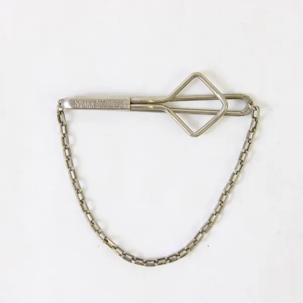 Vintage Swank Silver-Tone Tie Clip