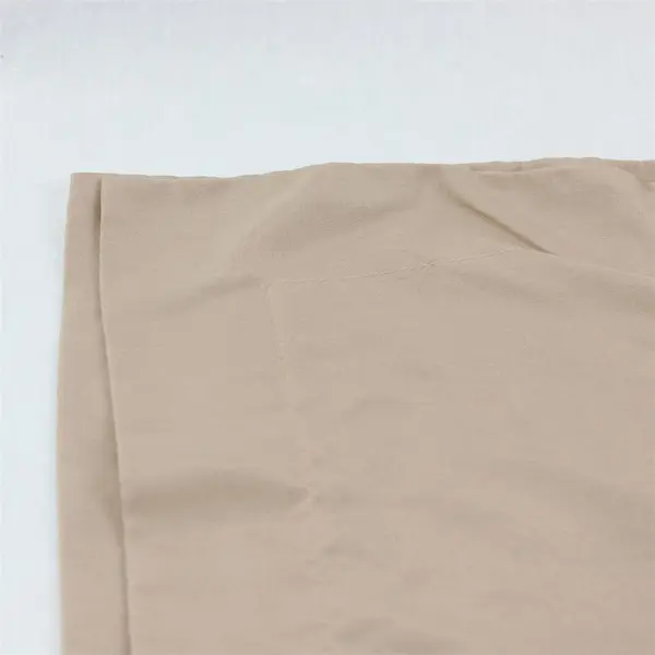 Lot Of 2 Bedsure Matching Solid Beige 100% Polyester Standard Pillowcase/Shams