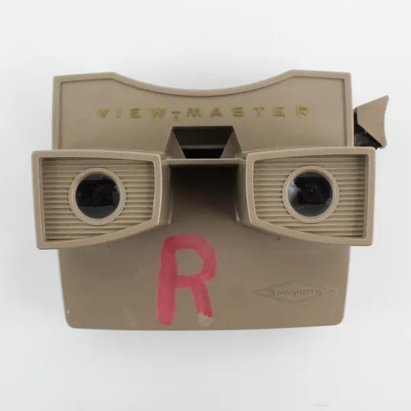 2 Vintage Sawyer’s 1970's View Master Slide Viewers  Tan 