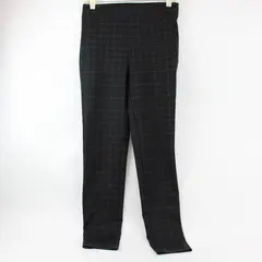 Max Studio Black Gray and Green Grid Pattern Pants Women's XS