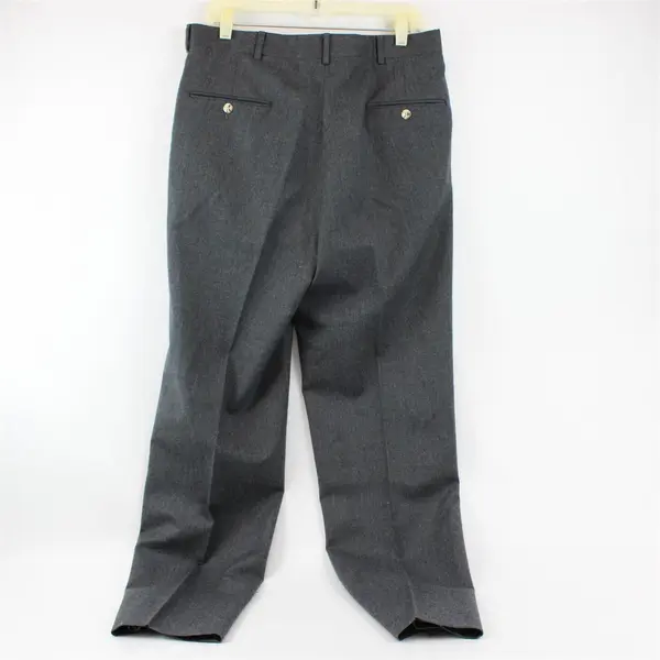 Nino Cerruti Dark Gray Dress Tapered Leg Pants Men's 33 x 32