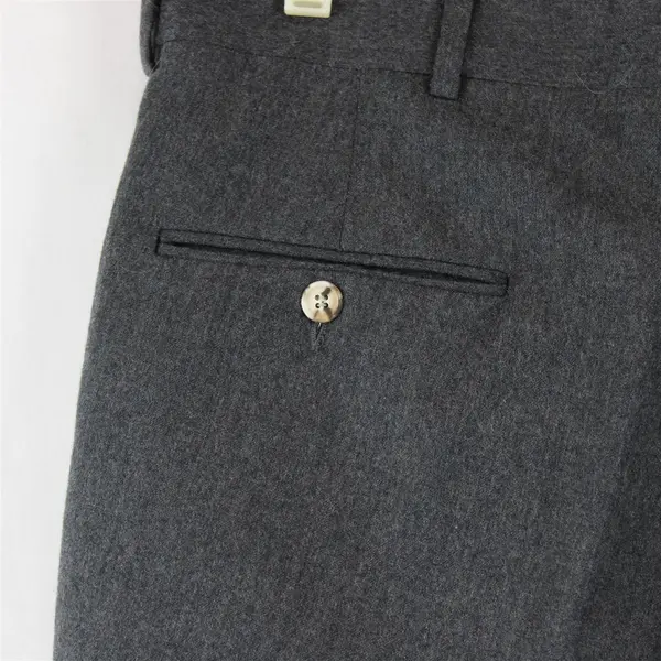 Nino Cerruti Dark Gray Dress Tapered Leg Pants Men's 33 x 32