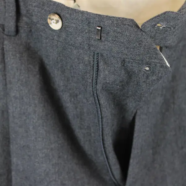 Nino Cerruti Dark Gray Dress Tapered Leg Pants Men's 33 x 32