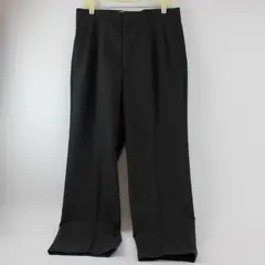 Stafford Charcoal Gray Straight-Leg Pleated Dress Pants Men's 33 x 30