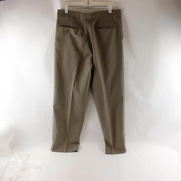 Levi's Travelers Brown Tapered Leg Pleated Dress Pants Men's W34 x L30
