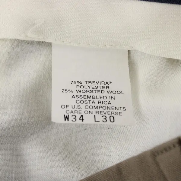 Levi's Travelers Brown Tapered Leg Pleated Dress Pants Men's W34 x L30