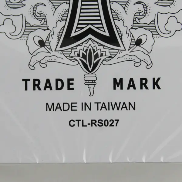 Sealed Trademark CTL-RS027 Playing Cards Black White Patterned