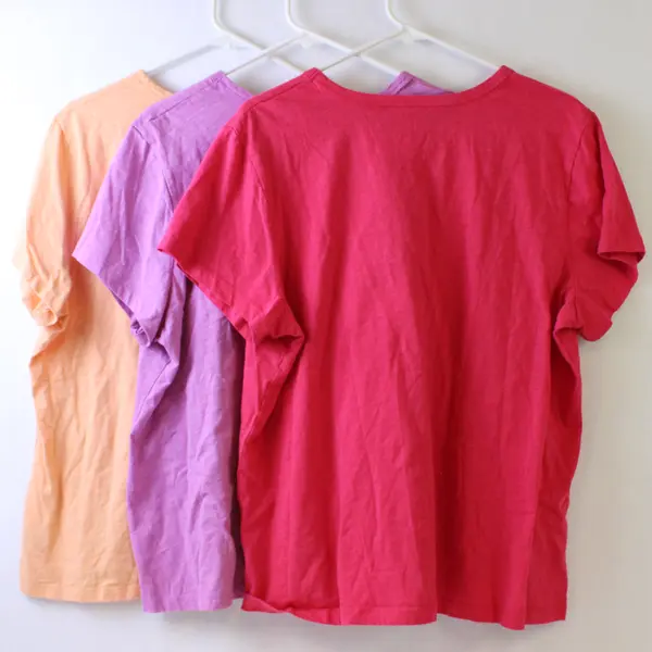 Lot of 3 Time And Tru Pink and Orange T-Shirts Women's XXXL 22