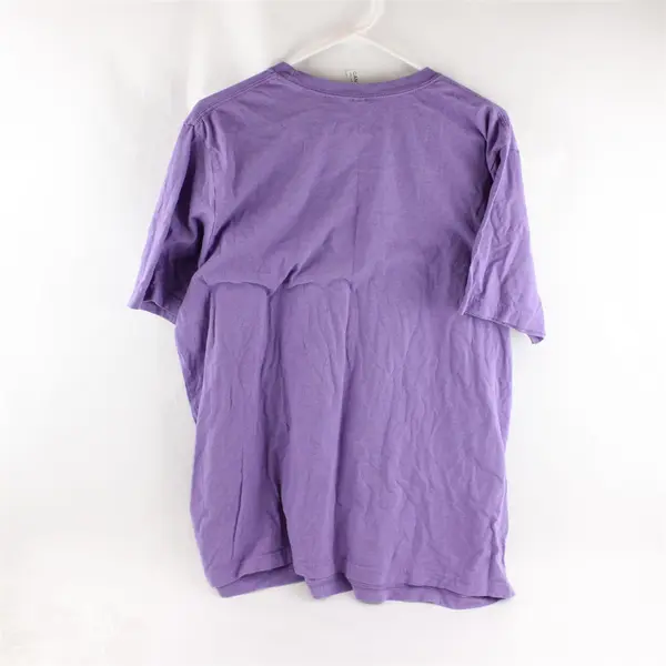 Bella + Canvas Choose Happy Purple Short-Sleeved T-Shirt Women's 2XL
