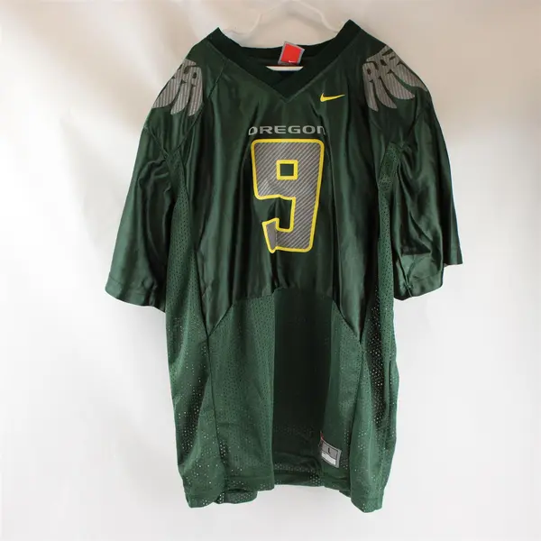 Nike Oregon Ducks #9 Green Football Jersey Adult Large