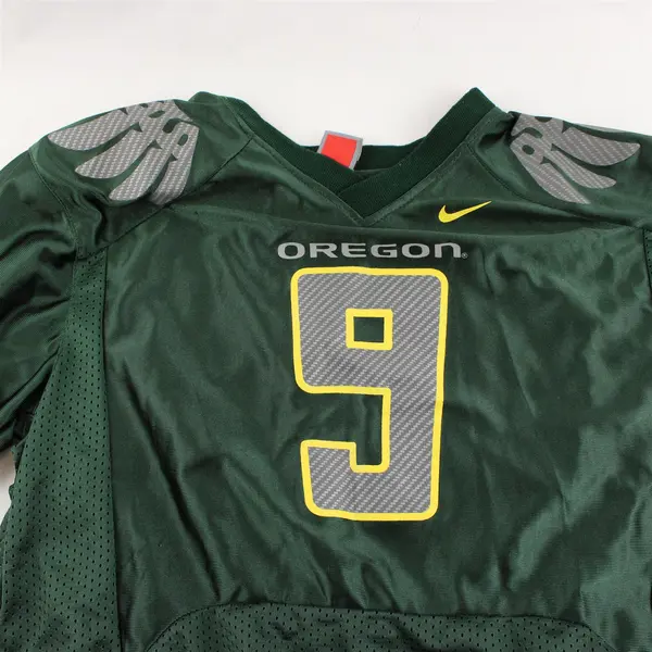 Nike Oregon Ducks #9 Green Football Jersey Adult Large