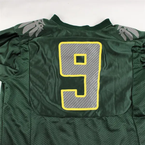 Nike Oregon Ducks #9 Green Football Jersey Adult Large