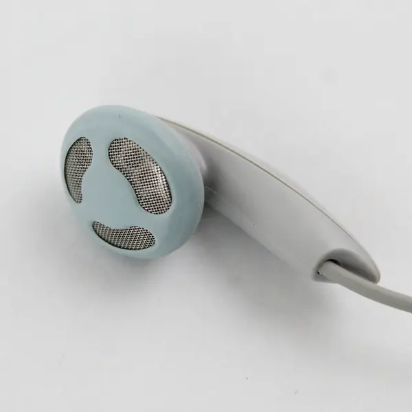 LG Ear Headset Gray OEM Mono with Mic & Answer Button for Cell Phones