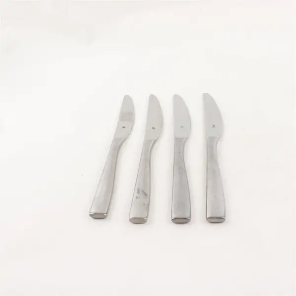 Lot of 4 WMF Flatware Torso Stainless Steel Modern Solid Dining Knives 
