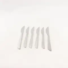 Set of 6 WMF Three Courses Stainless 4 Butter Knives +2 Modern Solid Knives