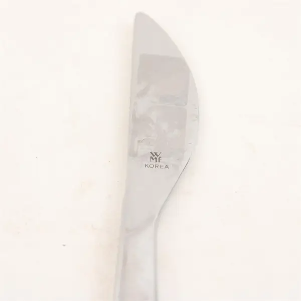 Set of 6 WMF Three Courses Stainless 4 Butter Knives +2 Modern Solid Knives