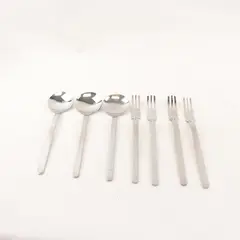 Set of 7 WMF Flatware WM109 Stainless Steel 4 Spaghetti Forks + 3 Spoons