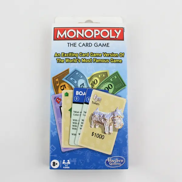 Monopoly The Card Game - Monopoly & Rummy - Family Game Night - Kids 8+ Complete