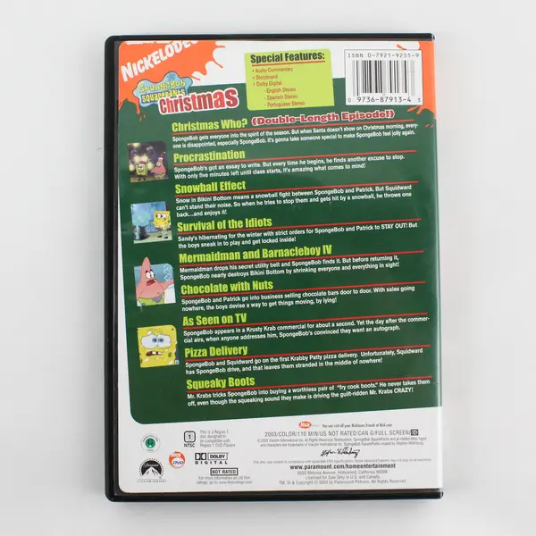SpongeBob SquarePants: Christmas (DVD, 2003)
