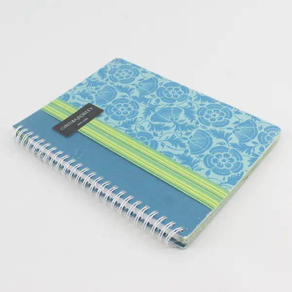 Cynthia Rowley Notebook Spiral Perforated Lined Sheets, Pocket Labels Sealed