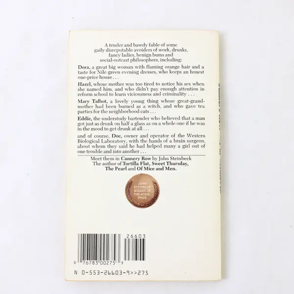 Cannery Row John Steinbeck 1985 Vintage Paperback Good Condition
