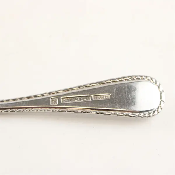 Lot of 9 WMF Flatware Sevilla Stainless Steel Glossy Dining Soup Spoons