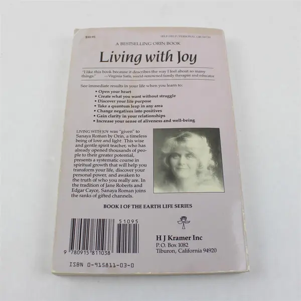 Living with Joy Keys to Personal Power by Sanaya Roman 1986 1st PB Edition 